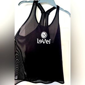 Le-Vel LV Black Racerback Tank Authentic